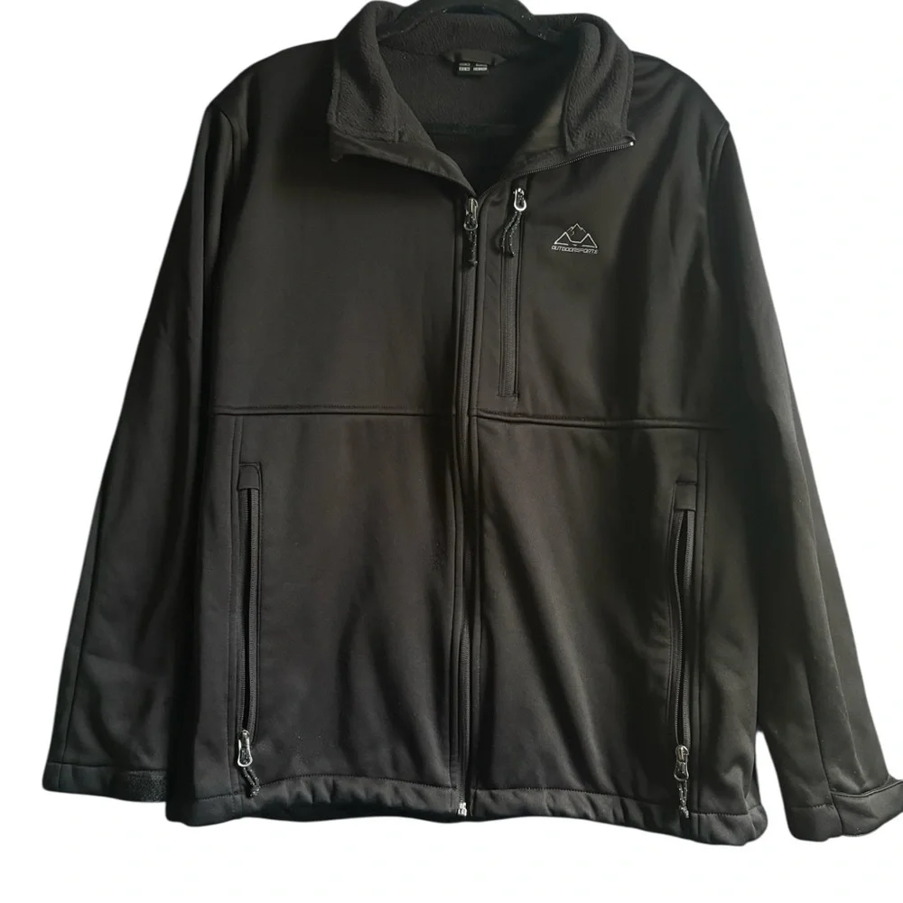Black Lightweight Weather-Resistant Shirt Jacket